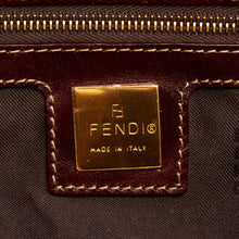Load image into Gallery viewer, Brown Crystal Zucchino double flap shoulder bag Shoulder Bag Fendi 
