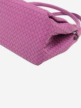 Load image into Gallery viewer, Purple intrecciato leather shoulder bag Shoulder bags Bottega Veneta 
