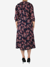 Load image into Gallery viewer, Blue floral printed dress - size UK 10 Dresses Brora 
