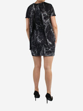 Load image into Gallery viewer, Grey marble printed layered dress - size FR 36 Dresses Balenciaga 
