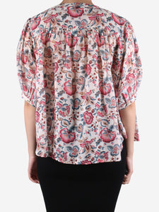 Louise Misha Multi floral printed blouse - size FR 40