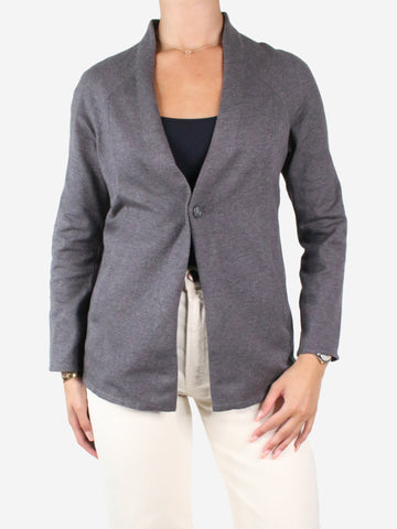 Grey blazer jacket - size L Coats & Jackets Knitology 
