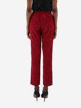 Load image into Gallery viewer, Red silk trousers - size EU 34 Trousers Masscob 
