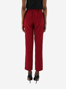 Masscob Red silk trousers - size EU 34