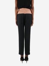 Load image into Gallery viewer, Black colourblock trousers - size IT 40 Trousers Stella McCartney 
