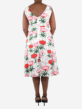 Load image into Gallery viewer, Multicoloured sleeveless floral printed dress - size UK 12 Dresses Erdem 
