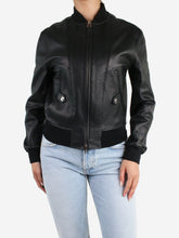 Load image into Gallery viewer, Black leather bomber jacket - size FR 36 Coats &amp; Jackets Tom Ford 
