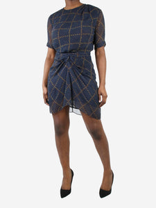 Isabel Marant Navy short-sleeved dress - size FR 38
