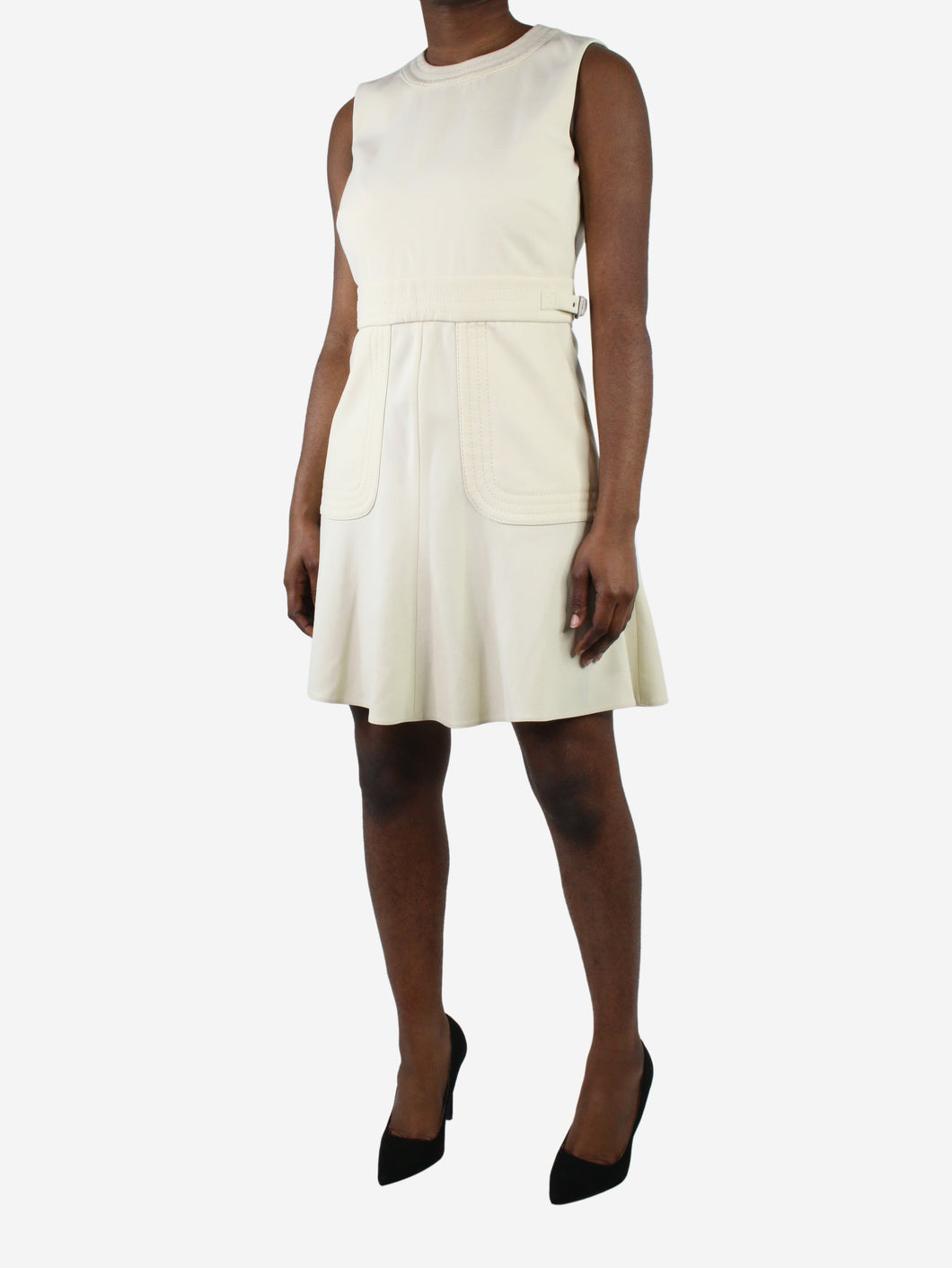 Cream dress with pockets - size IT 44 Dresses Red Valentino 