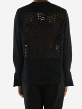 Load image into Gallery viewer, Black lace pocket blouse - Size US 0 Tops 3.1 Phillip Lim 
