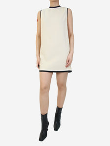 Gucci pre owned cream sleeveless dress size UK 8 SOTT