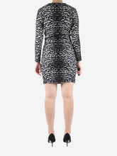 Load image into Gallery viewer, Black animal print body con mini dress - size S Dresses Givenchy 
