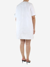 Load image into Gallery viewer, White re-nylon pouch mini dress - size IT 44 Dresses Prada 
