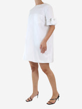 Load image into Gallery viewer, White re-nylon pouch mini dress - size IT 44 Dresses Prada 
