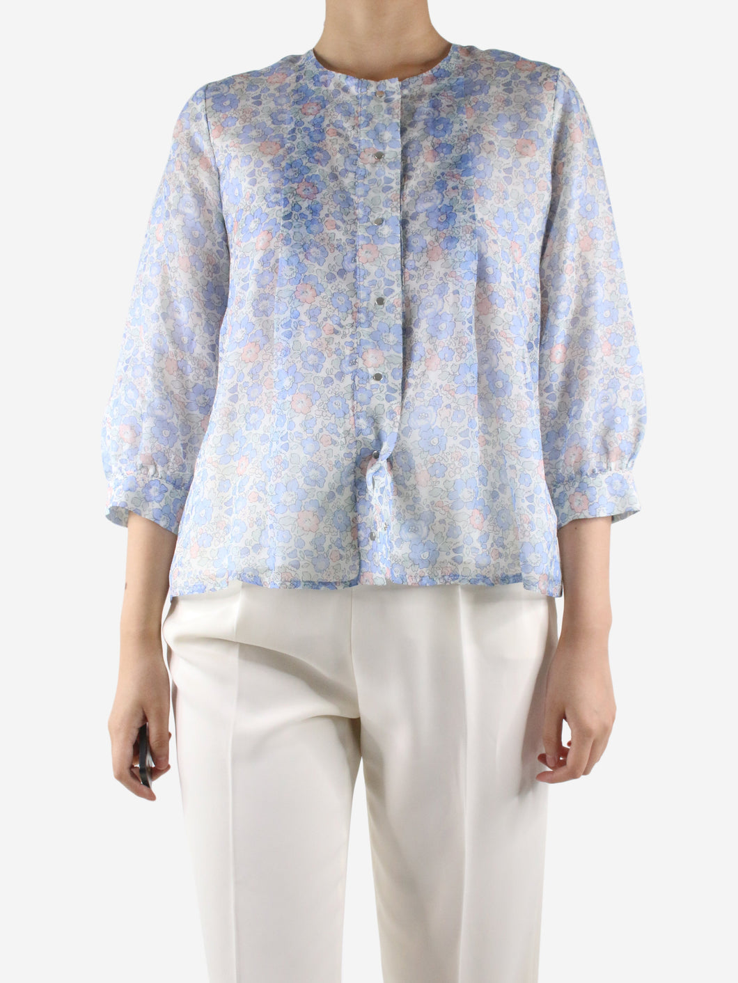 Blue floral blouse - size FR 36 Tops Roseanna 