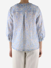 Load image into Gallery viewer, Blue floral blouse - size FR 36 Tops Roseanna 
