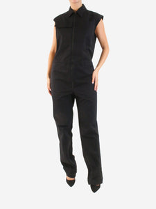 Bottega Veneta Black sleveless zipped jumpsuit - size IT 40