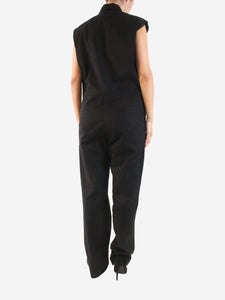 Bottega Veneta Black sleveless zipped jumpsuit - size IT 40