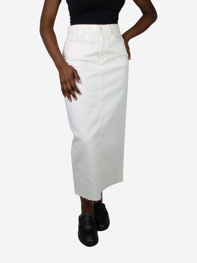 White denim skirt - size UK 10 Skirts Ksubi 
