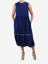 Load image into Gallery viewer, Blue sleeveless maxi dress - size IT 40 Dresses Marni 
