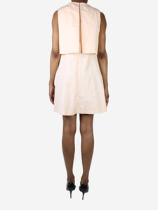 Chloe Pink sleeveless ruffle dress - size FR 34