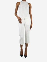 Load image into Gallery viewer, White embroidered trousers - size FR 34 Trousers Chloe 
