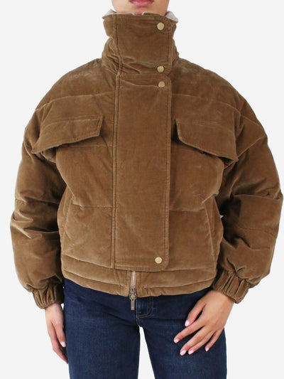 Brown puffy corduroy jacket - size IT 38 Coats & Jackets Lorena Antoniazzi 