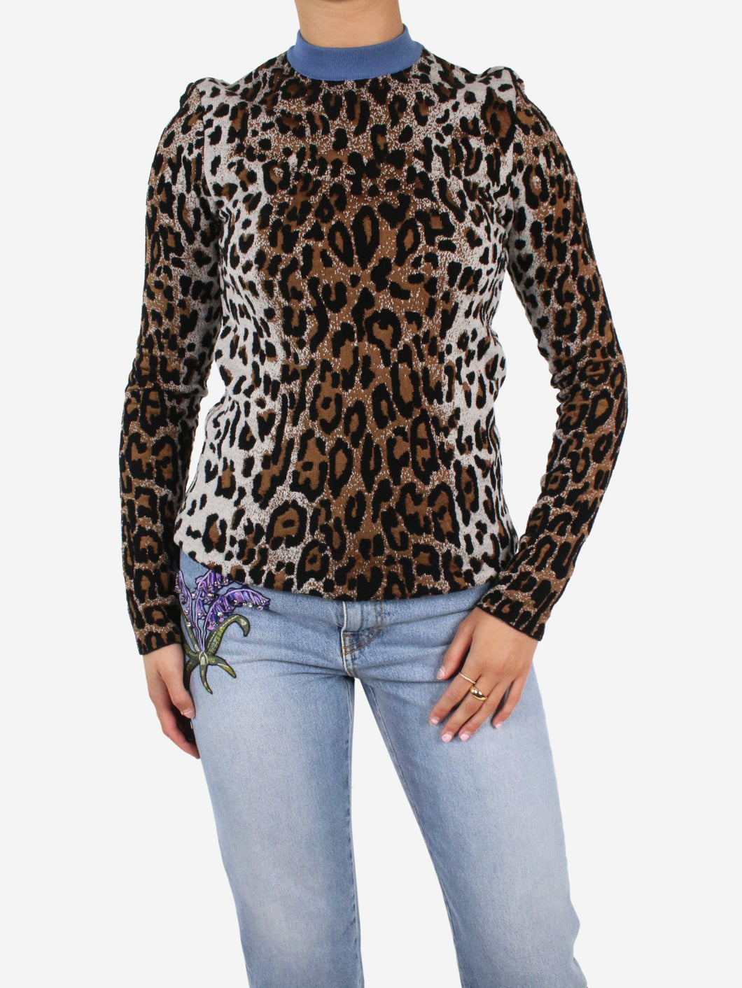 Multicolour leopard print jumper - size IT 40 Knitwear Stella McCartney 