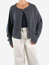 Load image into Gallery viewer, Grey open cardigan - size S Knitwear by Aylin Koenig 
