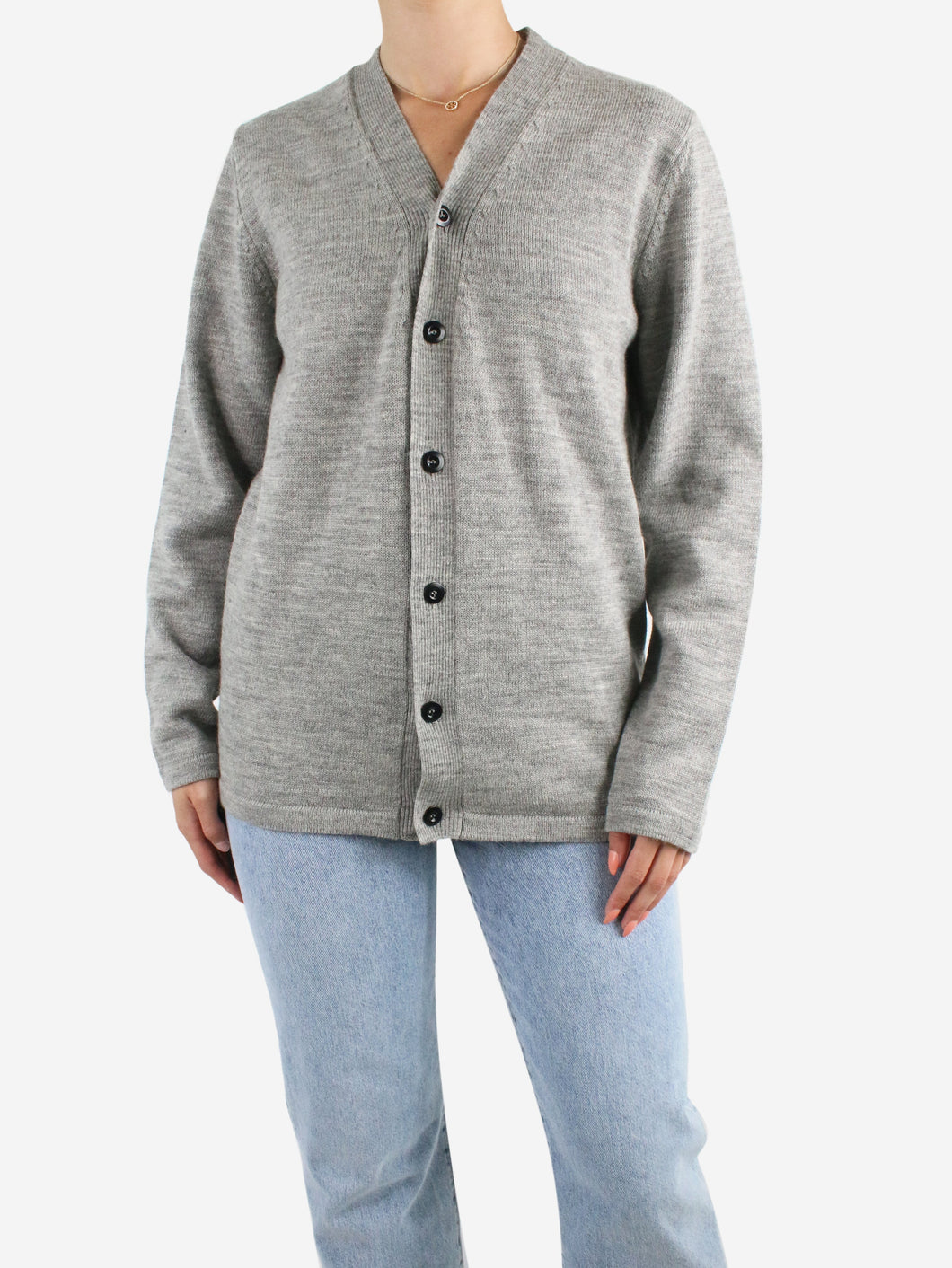 Grey wool cardigan - size S Knitwear Margaret Howell 