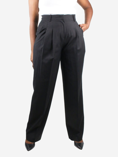 Black high-rise tailored pleated trousers - size M Trousers The Frankie Shop 