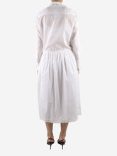 Load image into Gallery viewer, White button-up lace trim maxi dress - size S Dresses Zadig &amp; Voltaire 
