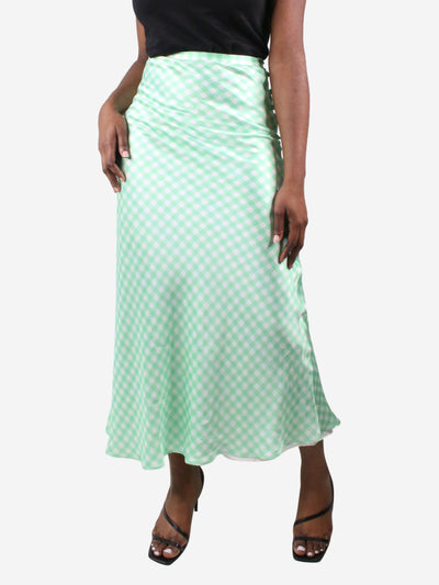 Green gingham skirt - size FR 36 Skirts Bernadette 