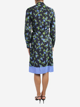 Load image into Gallery viewer, Black floral printed silk shirt dress - size FR 36 Dresses Altuzarra 
