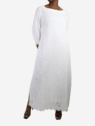 White embroidered dress - size L Dresses I.D. Sarrieri 