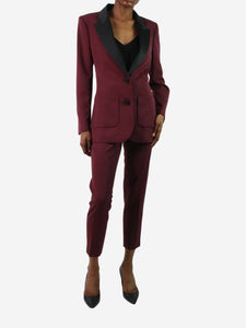 Racil Red blazer and trousers suit set - size UK 6