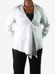 Brunello Cucinelli Grey striped shirt - size M