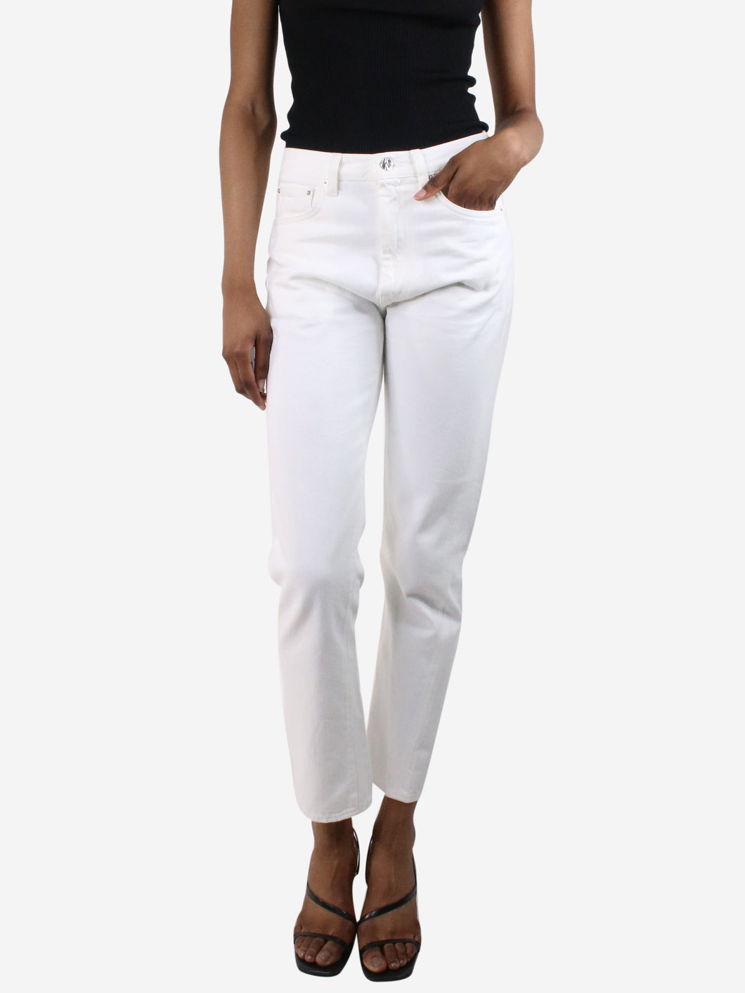 White twisted seam jeans - size W25 Trousers Toteme 