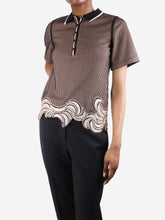 Load image into Gallery viewer, Pink striped polo top - size XS Tops 3.1 Phillip Lim 
