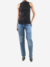 Load image into Gallery viewer, Black sleeveless ribbed top - size XS Tops Cale 
