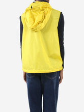 Load image into Gallery viewer, Yellow sleeveless hooded Re-nylon jacket - size IT 36 Coats &amp; Jackets Prada 
