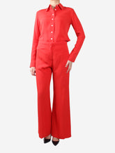 Load image into Gallery viewer, Red shirt and trouser set - size S/M Sets Serena Bute 
