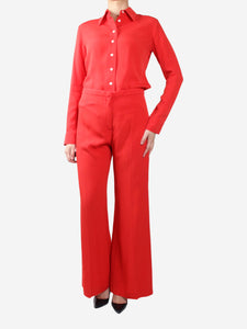 Serena Bute Red shirt and trouser set - size S/M