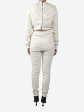 Load image into Gallery viewer, Cream contrast-stitched jumpsuit - size S Jumpsuits Rick Owens 
