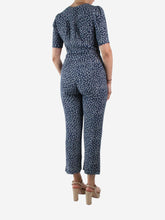 Load image into Gallery viewer, Navy floral jumpsuit - size FR 36 Jumpsuits Rouje 
