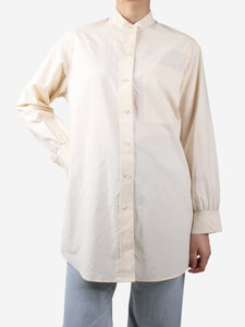 Julia Jentzsch Cream oversized pocket shirt - size S