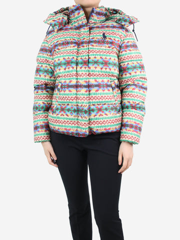 Multi hooded printed puffer jacket - size XS Coats & Jackets Polo Ralph Lauren 