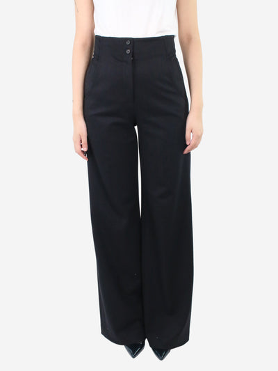 Black wool-blend pocket trousers - size US 6 Trousers The Row 