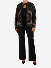 Load image into Gallery viewer, Gold metallic printed cardigan - size IT 46 Knitwear Missoni 
