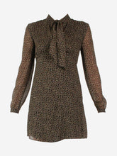 Load image into Gallery viewer, Leopard print mini dress - size FR 38 Dresses Saint Laurent 
